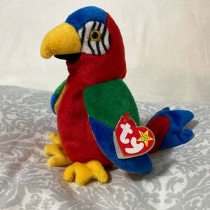 1997/1998 Vintage Ty Beanie Baby Jabber the Parrot